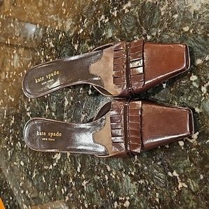 Kate Spade mule heels